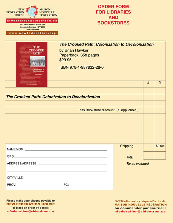 Crooked Path Order form